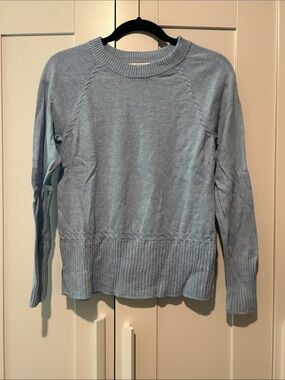 Lilly Pulitzer Salima Light Blue Crewneck Sweater
